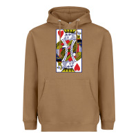 Toasted Coconut king of hearts Heavyweight Hoodie - artisFamous