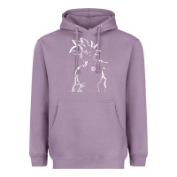 Lavender Goku Heavyweight Hoodie - artisFamous