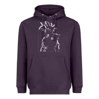 Plum Goku Heavyweight Hoodie - artisFamous
