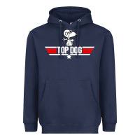 Navy top dog Heavyweight Hoodie - artisFamous