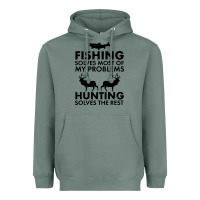 Sage funny fishing and hunting Heavyweight Hoodie - artisFamous