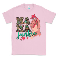 Bubblegum Pink Mama Junkie Mother's Day Classic Tee - CowGirlArtShop