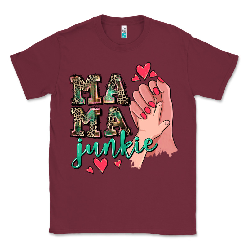 Mama Junkie Mother's Day Classic Tee by CowGirlArtShop | Teevron