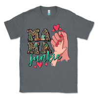 Charcoal Heather Mama Junkie Mother's Day Classic Tee - CowGirlArtShop