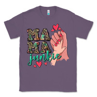 Lavender Mama Junkie Mother's Day Classic Tee - CowGirlArtShop