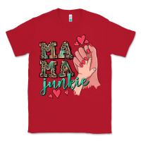 Red Mama Junkie Mother's Day Classic Tee - CowGirlArtShop