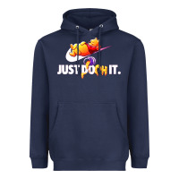 Navy pooh just pooh Heavyweight Hoodie - artisFamous