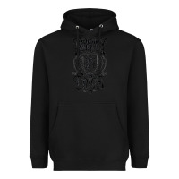 Black Essential Design Heavyweight Hoodie - artisFamous