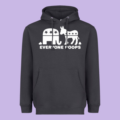 Everyone Poops Heavyweight Hoodie Designed By Artisfamous