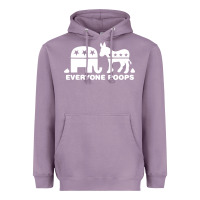 Lavender everyone poops Heavyweight Hoodie - artisFamous