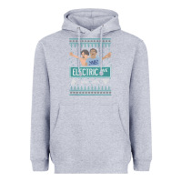 Heather Grey pardon my take electric avenue ugly christmas sweater Heavyweight Hoodie - artisFamous