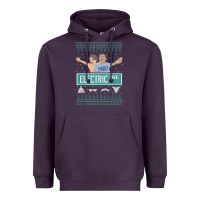 Plum pardon my take electric avenue ugly christmas sweater Heavyweight Hoodie - artisFamous