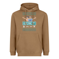 Toasted Coconut pardon my take electric avenue ugly christmas sweater Heavyweight Hoodie - artisFamous