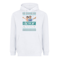 White pardon my take electric avenue ugly christmas sweater Heavyweight Hoodie - artisFamous