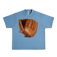 Pebble Blue baseball glove Urban Heavy Tee - FaDigitalArtStudio