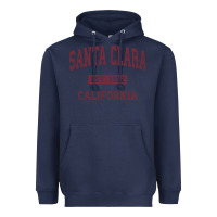 Navy santa clara cali ca vintage athletic sports design Heavyweight Hoodie - artisFamous