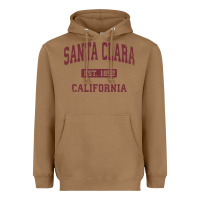 Toasted Coconut santa clara cali ca vintage athletic sports design Heavyweight Hoodie - artisFamous