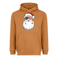 Meerkat santa claus  u.s.a sunglasses christmas in july santa Heavyweight Hoodie - artisFamous