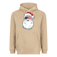 Mushroom santa claus  u.s.a sunglasses christmas in july santa Heavyweight Hoodie - artisFamous