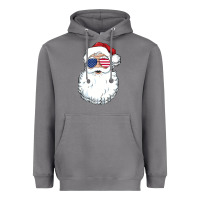 Storm santa claus  u.s.a sunglasses christmas in july santa Heavyweight Hoodie - artisFamous