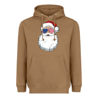 Toasted Coconut santa claus  u.s.a sunglasses christmas in july santa Heavyweight Hoodie - artisFamous
