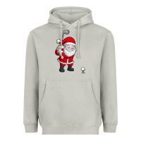 Moon Dust santa claus golf christmas golfer golfing gift Heavyweight Hoodie - artisFamous