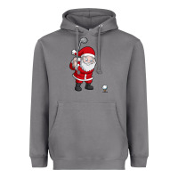 Storm santa claus golf christmas golfer golfing gift Heavyweight Hoodie - artisFamous