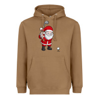 Toasted Coconut santa claus golf christmas golfer golfing gift Heavyweight Hoodie - artisFamous