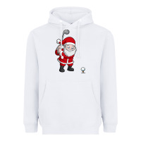 Santa Claus Golf Christmas Golfer Golfing Gift Heavyweight Hoodie | Teevron