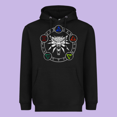 Camiseta Witcher Heavyweight Hoodie Designed By Artisfamous