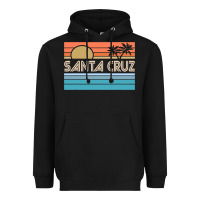 Black santa c.r.u.z cali sunset 70s 80s surfer summer sun Heavyweight Hoodie - artisFamous