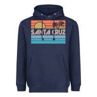 Navy santa c.r.u.z cali sunset 70s 80s surfer summer sun Heavyweight Hoodie - artisFamous
