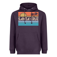Plum santa c.r.u.z cali sunset 70s 80s surfer summer sun Heavyweight Hoodie - artisFamous
