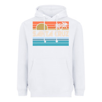 White santa c.r.u.z cali sunset 70s 80s surfer summer sun Heavyweight Hoodie - artisFamous