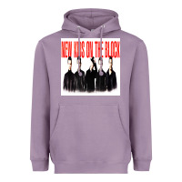 Lavender NEWS KIDS ON THE BLOCK Heavyweight Hoodie - artisFamous