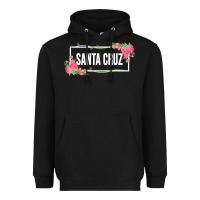 Black santa c.r.u.z cali  floral hibiscus flower Heavyweight Hoodie - artisFamous