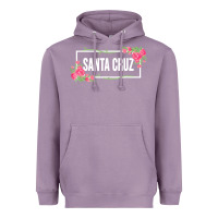 Lavender santa c.r.u.z cali  floral hibiscus flower Heavyweight Hoodie - artisFamous