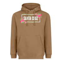 Toasted Coconut santa c.r.u.z cali  floral hibiscus flower Heavyweight Hoodie - artisFamous