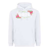 White santa c.r.u.z cali  floral hibiscus flower Heavyweight Hoodie - artisFamous