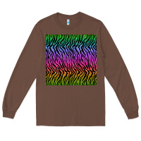 Chestnut tiger glitter seamless pattern Long Sleeve Tee - BundleAndBundleShop