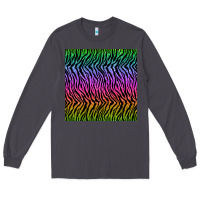 Smoke tiger glitter seamless pattern Long Sleeve Tee - BundleAndBundleShop