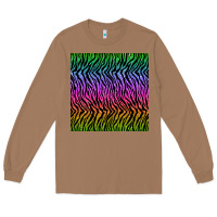 Toasted Coconut tiger glitter seamless pattern Long Sleeve Tee - BundleAndBundleShop