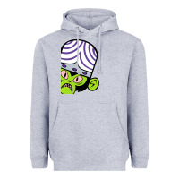 Heather Grey i am mojo jojo Heavyweight Hoodie - artisFamous