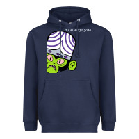 Navy i am mojo jojo Heavyweight Hoodie - artisFamous