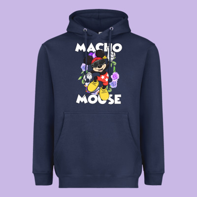 Macho Mouse Heavyweight Hoodie Designed By Artisfamous