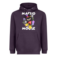 Plum macho mouse Heavyweight Hoodie - artisFamous