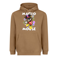 Toasted Coconut macho mouse Heavyweight Hoodie - artisFamous