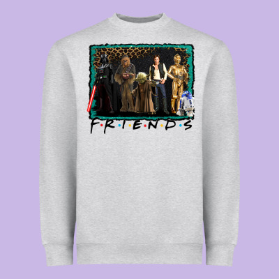 Friends Movie Characters Heavyweight Sweatshirt Designed By Adodesignshop
