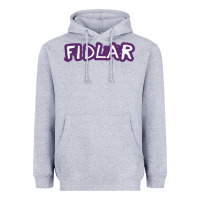 Heather Grey fidlar Heavyweight Hoodie - artisFamous