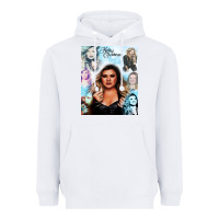 White kelly clarkson Heavyweight Hoodie - artisFamous